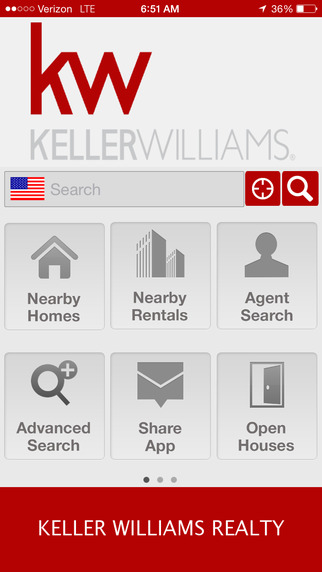 KW Real Estate Mobile App iPhone